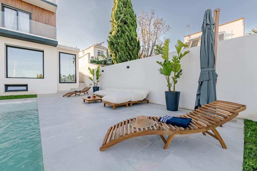 Villa Con Piscina Privada Gelves Exterior photo